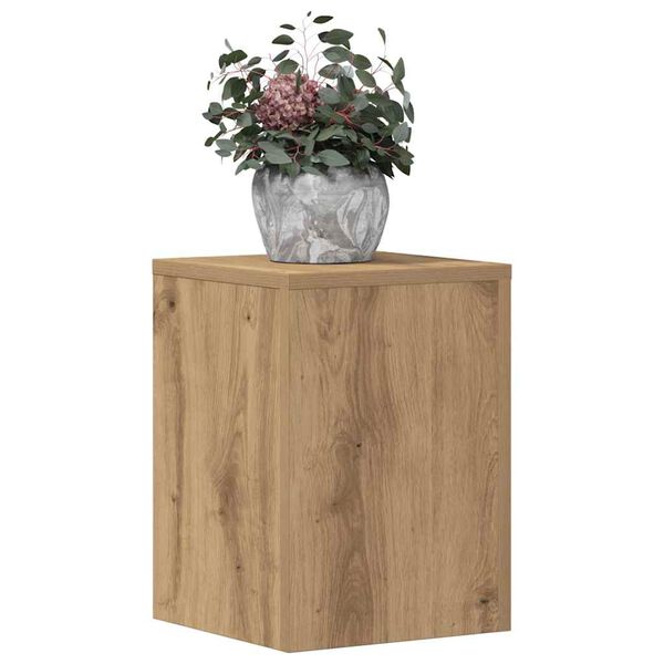 vidaXL Pflanzenst&auml;nder 2 Stk. Artisan-Eiche 25x25x35 cm Holzwerkstoff