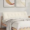 vidaXL R&uuml;ckenkissen Creme 180 x 50 cm Cordstoff