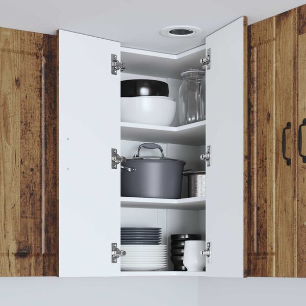vidaXL K&uuml;chenschrank Altholz 57 x 57 x 80 cm Holzwerkstoff