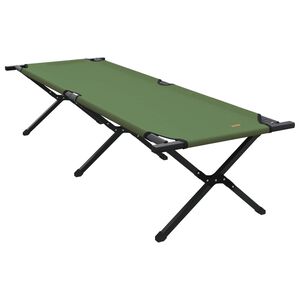 vidaXL Klapp Schlafbett f&uuml;rs Camping Gr&uuml;n 193 x 69 x 45 cm