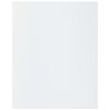 vidaXL B&uuml;cherregal-Bretter 8 Stk. Hochglanz-Wei&szlig; 40x50x1,5 cm