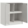 vidaXL Sideboard Wei&szlig; 67x39x73 cm Stahl
