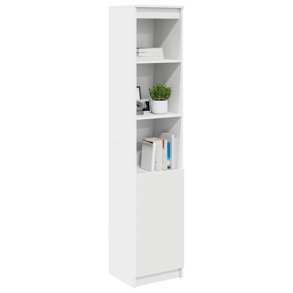 vidaXL Highboard Wei&szlig; 37,5x35x180 cm Holzwerkstoff