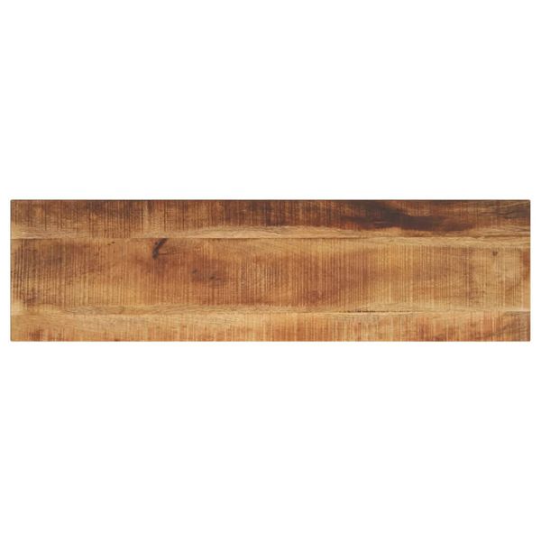 vidaXL Tischplatte 120x20x2,5 cm Rechteckig Raues Massivholz Mango