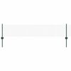 vidaXL Zaun mit Pfosten Gr&uuml;n 0,4 x 100 m Stahl und PVC