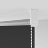 vidaXL Verdunkelungsrollo Schwarz 155x130 cm Stoffbreite 151,6 cm