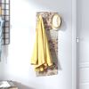 vidaXL Wandgarderobe 80x30 cm Hartglas Ziegelmauer-Optik