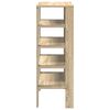 vidaXL Schuhregal Sonoma-Eiche 61x32x87,5 cm Holzwerkstoff