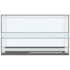 vidaXL Terrarium mit Speicher Transparent 50 x 30 x 30 cm Glas