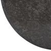 vidaXL Tischplatte Schwarz &Oslash;60x2,5 cm Marmor