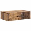 vidaXL Wandmontierter Beistelltisch 59 x 34,5 x 17 cm Holzwerkstoff