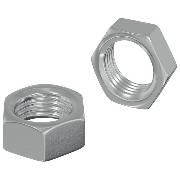 vidaXL Sechskantmutter 2 pcs Silber M6 Metall