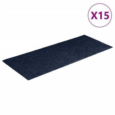 vidaXL Selbstklebende Treppenmatten 15 Stk. Rechteckig 60x25 cm Blau