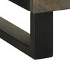 vidaXL Nachttisch Schwarz 50x33x62 cm Massivholz Mango