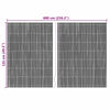 vidaXL Bambuszaun Natur 600 x 125 cm Bambus