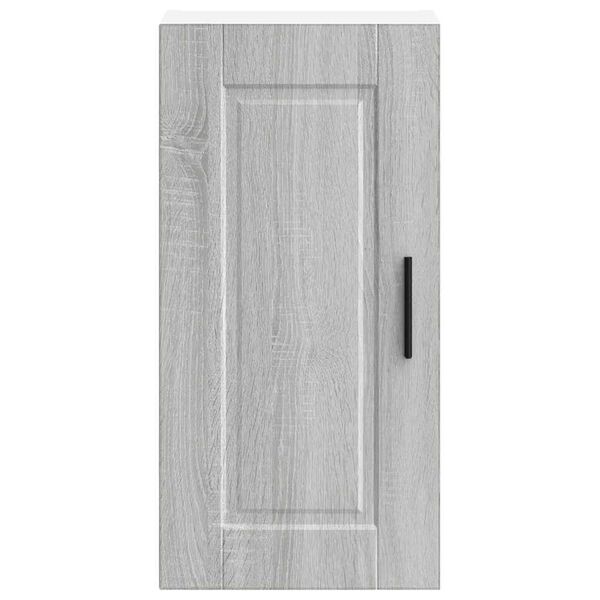 vidaXL K&uuml;chen-H&auml;ngeschrank Porto Grau Sonoma Holzwerkstoff