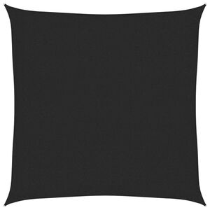 vidaXL Sonnensegel 160 g/m&sup2; Schwarz 2,5x2,5 m HDPE