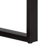 vidaXL Konsolentisch 90x35x75 cm Raues Massivholz Mango