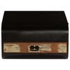 vidaXL Truhe 60x60x35 cm Altholz Massiv