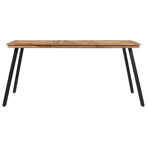 vidaXL Esstisch 169x98,5x76 cm Massivholz Teak