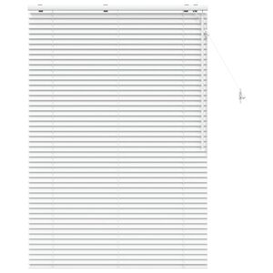 vidaXL Venezianische Jalousie Wei&szlig; 105 x 160 cm 35 mm