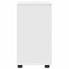 vidaXL Badezimmerschrank Wei&szlig; 61 x 35 x 64 cm Holzwerkstoff & Metall