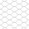 vidaXL Zaun mit Pfosten Grau 1,2 x 50 m Stahl und PVC