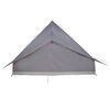 vidaXL Tipi Zelt mit Dach Grau und Orange 364 x 281 x 257 cm Taft