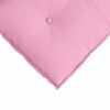vidaXL R&uuml;ckenkissen Rosa 50 x 19 x 45 cm Stoff