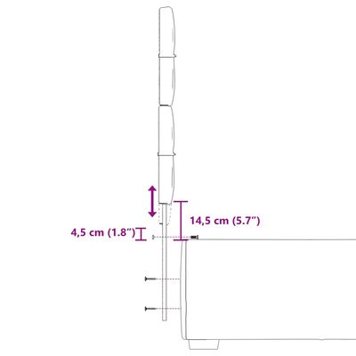 vidaXL Boxspringbett mit Matratze Hellgrau 80x200 cm Stoff