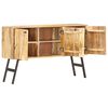vidaXL Sideboard 118x30x75 cm Massivholz Mango