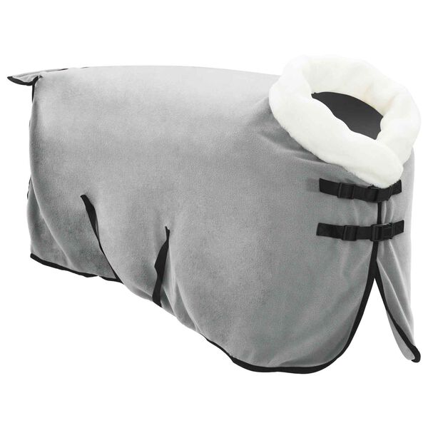 vidaXL Pferdedecke Dunkelgr&uuml;n 85 cm Polarfleece