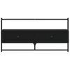 vidaXL TV-Wandschrank Schwarz 100,5x30x51 cm Holzwerkstoff