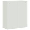 vidaXL Aktenschrank Hellgrau und Blau 90x40x105 cm Stahl