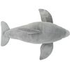 vidaXL Delfin Kuscheltier Pl&uuml;sch Grau