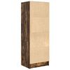 vidaXL Highboard mit Schubladen Ger&auml;ucherte Eiche 45,5 x 34 x 127 cm