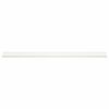 vidaXL Schwebendes Regal Wandmontiert 2 pcs Wei&szlig; 80 x 9 x 2,5 cm Stahl