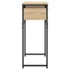 vidaXL Konsolentisch mit Ablage Sonoma-Eiche 75x30x75cm Holzwerkstoff