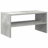 vidaXL Schuhregal Stapelbar Betongrau 60x30x30,5 cm