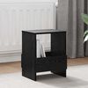 vidaXL Magazinregal Schwarz Eichen-Optik 35 x 30 x 45 cm