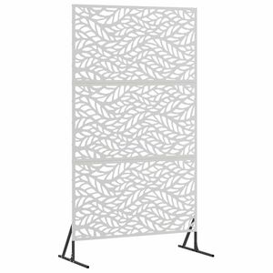 vidaXL Sichtschutz Grau 100 x 50 x 180 cm Stahl