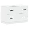 vidaXL Waschbeckenschrank HOORN Wei&szlig; 82 x 41 x 56 cm Holzwerkstoff