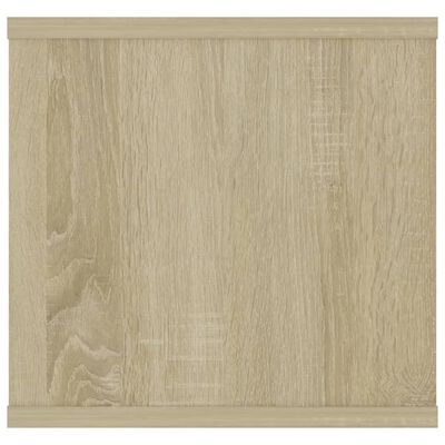 vidaXL Wandregal Sonoma-Eiche 102x30x29 cm Holzwerkstoff