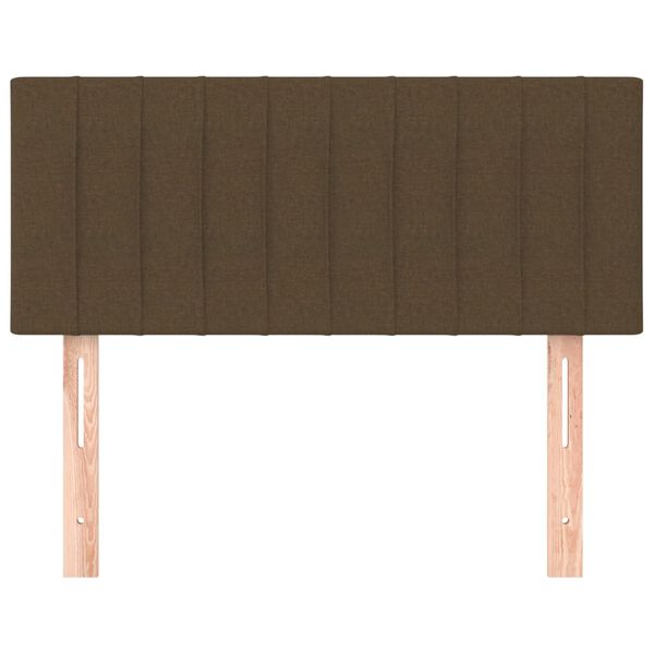 vidaXL Kopfteil Dunkelbraun 80x5x78/88 cm Stoff