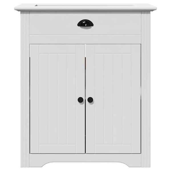 vidaXL Waschbeckenunterschrank BODO Wei&szlig; 70x35x80 cm