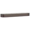 vidaXL Hochbeet Verzinkter Stahl 396x100x36 cm Braun