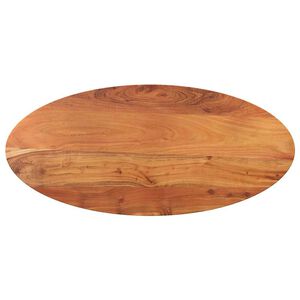 vidaXL Tischplatte 90x40x3,8 cm Oval Massivholz Akazie