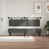 vidaXL H&auml;ngevorderseite Uni Dunkelgrau 190 x 55 x 5 cm Cordstoff