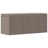 vidaXL Garten-Aufbewahrungsbox 270 L Braun PP-Holzoptik