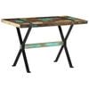 vidaXL Esstisch 120x60x76 cm Altholz Massiv